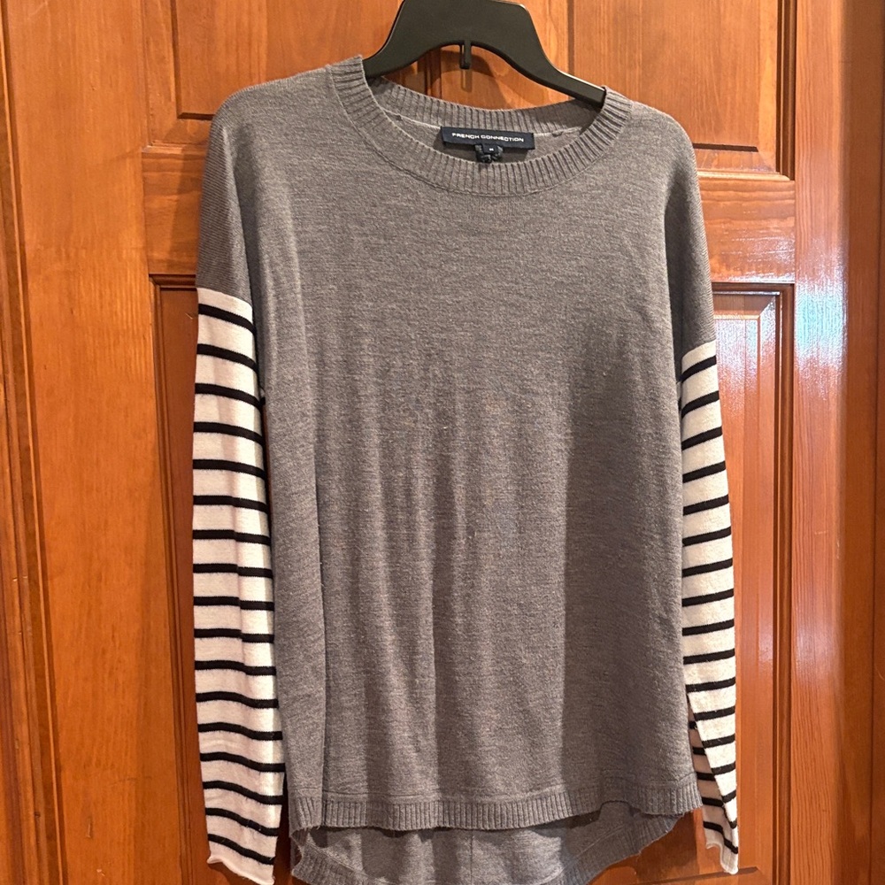 French Connection Gray Knit Sweater